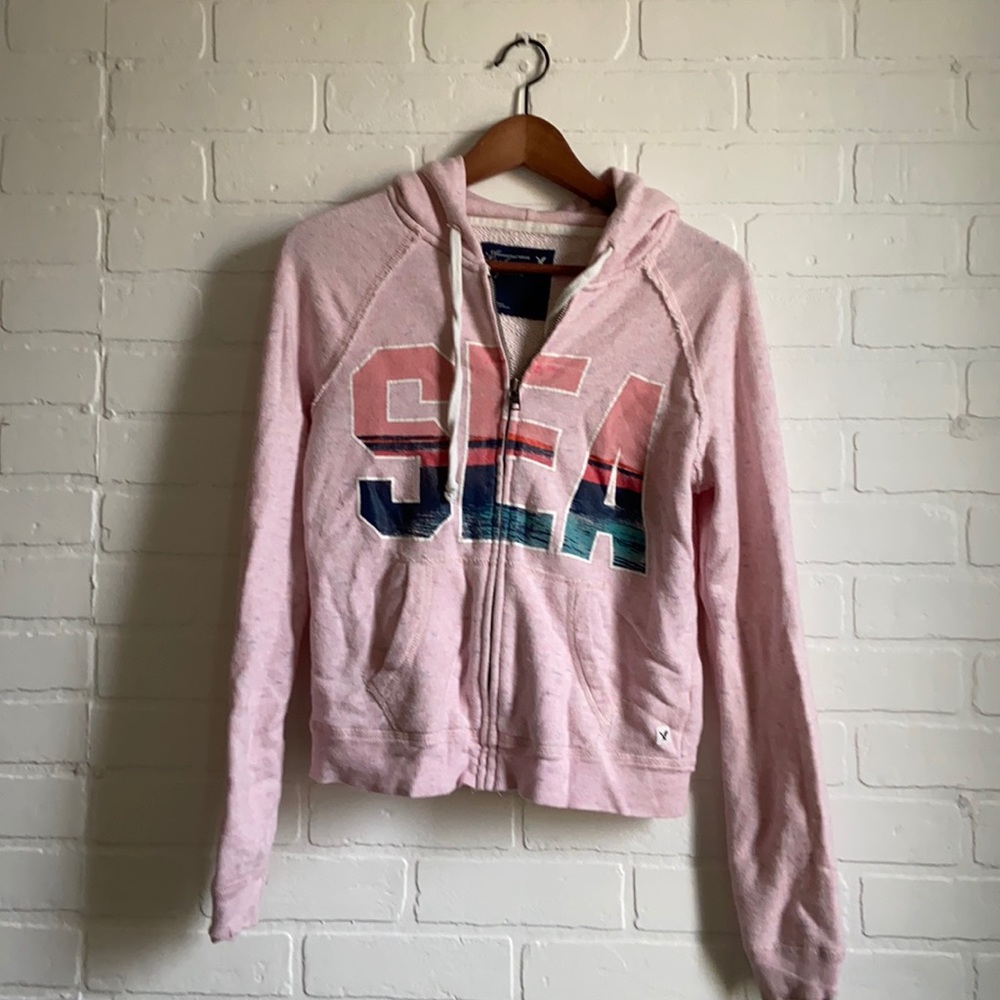 AEO sea zip hoodie